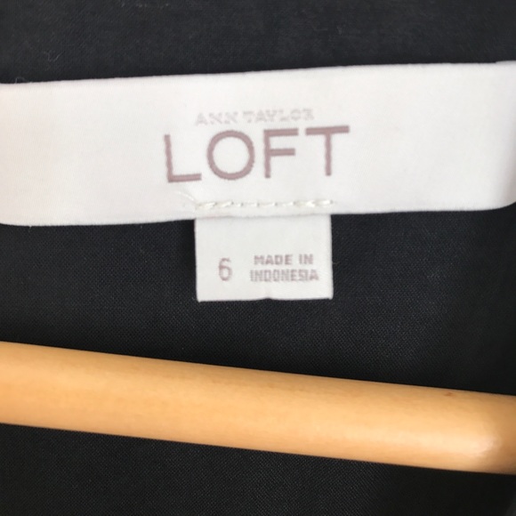 Ann Taylor Loft Linen Dress Size 6 - Picture 3 of 4